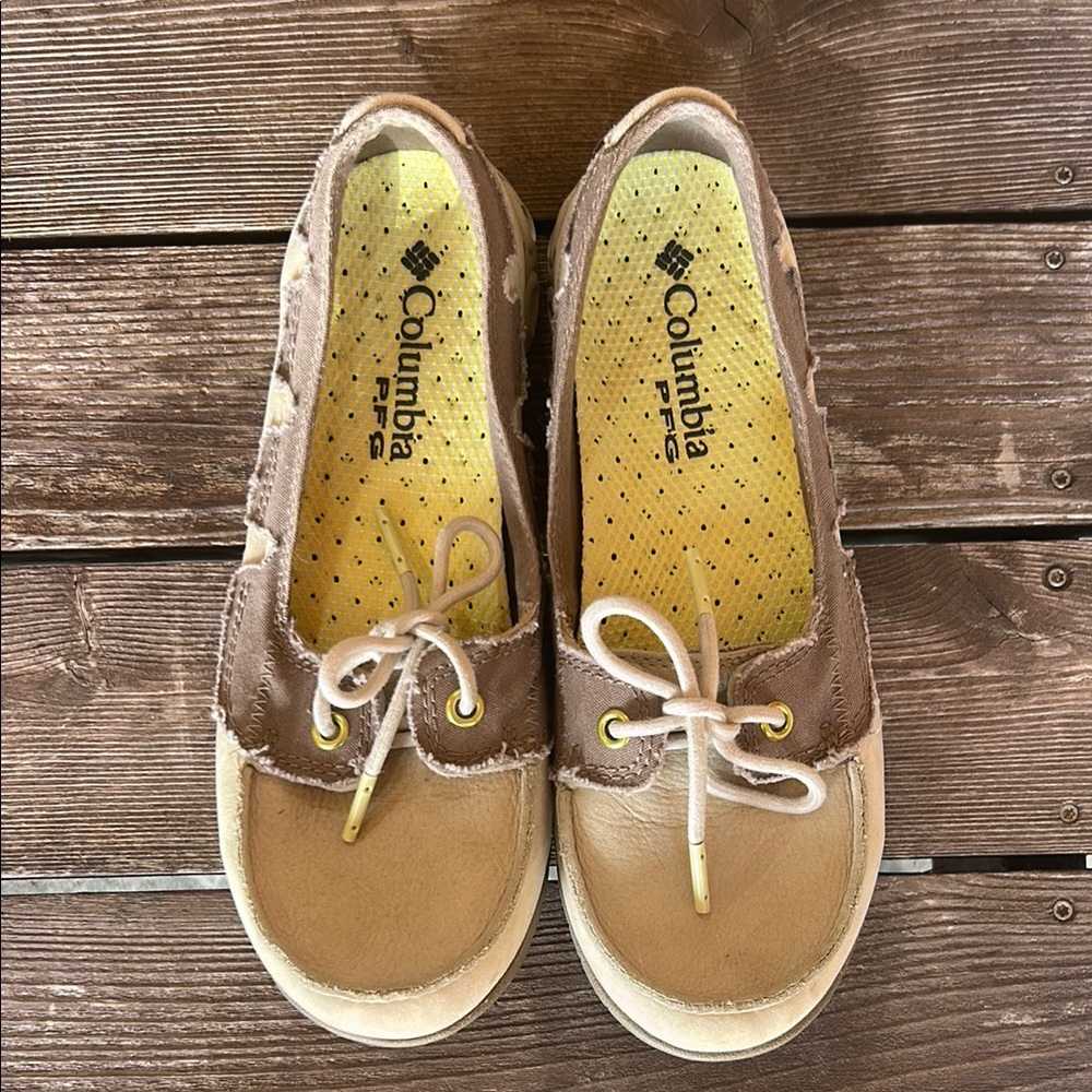 Columbia Brown and Tan Casual Shoes